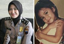 Polwan cantik berhijab di Jawa Tengah (Jateng) 