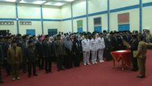 Bupati HM Harris melantik pejabat Eselon III dan IV, Senin 31 Desember 2018 lalu/int