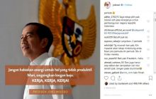 Postingan di Instagram Jokowi