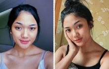 Marion Jola bangun tidur (foto/istimewa) 