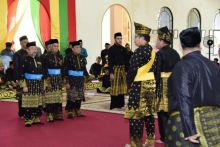 Prosesi pelantikan Pengurus LAM Bengkalis yang dihadiri Gubri Terpilih H Syamsuar/hari