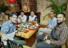 Sandiaga Uno bersama artis ganteng (foto/istimewa) 
