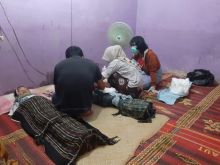 Jenazah korban tenggelam di Sungai Kukok PT DPN Benai Kuansing/zar