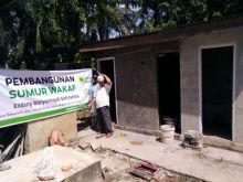 Pembangunan sumur wakaf di Rokan Hilir/nof