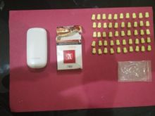 Barang bukti ekstasi yang diamankan Polisi/pno