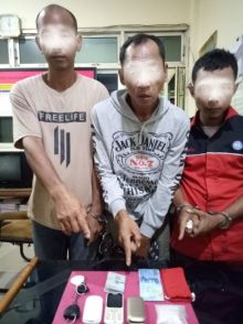 Tuga tersangka sabu yang diamankan Polisi/pno