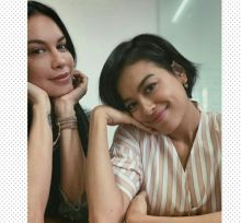 Sophia Latjuba bersama anaknya Eva (foto/istimewa) 