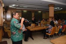 Bupati Bengkalis Amril Mukminin menyampaikan sambutan/hari