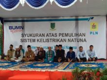 PLN bersama jajaran Pemerintah Daerah dan perwakilan warga melakukan doa bersama/ist