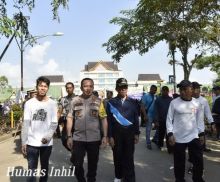 Bupati Inhil Drs HM Wardan MP meninjau CFD/adv