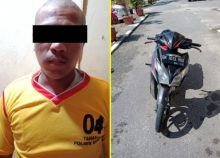 Pelaku dan barang bukti yang diamankan Polisi/alfa