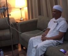 Ustaz Arifin Ilham saat masih menjalani perawatan. Foto: int 