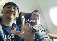 Abu Janda 'salam dua jari' (foto/int) 