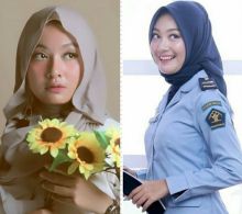 Polisi Lapas berhijab cantik mempesona (foto/instagram) 