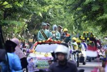 Piala Adipuara diarak keliling Kota Bengkalis/hari