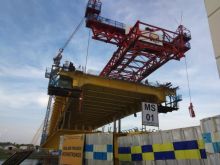 Jembatan Siak IV dalam tahap finishing