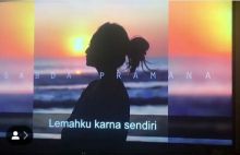 Video bergambar siluet Vanessa Angel diunggah pacar (foto/instagram) 