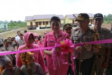 Peresmian rumah dinas di Polsek Pelangiran, Jumat 25 Januari 2019/rgo