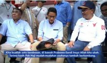 Sandiaga Uno di toko sepatu Cibaduyut (foto/int) 