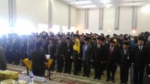 Bupati Bengkalis Amril Mukminin  mengambil sumpah jabatan dan melantik sebanyak 94 Pejabat Pengawas dan Fungsional/hari