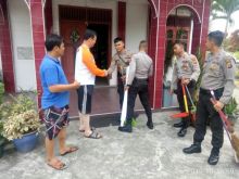 Samapta Polres Bengkalis terus melakukan kemitraan kepada masyarakat dengan gelar bhakti sosial bersama sama/hari