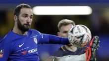 Gonzalo Higuain memulai debut bersama Chelsea dengan mulus. Foto: int 