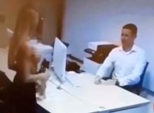 Aksi nekat wanita muda Rusia yang viral di media sosial. Foto: int 