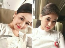 Pramugari cantik banyak follower (foto/instagram) 