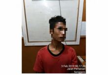 Tersangka yang diamankan Polisi/int