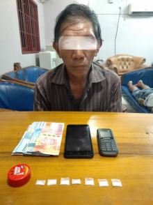 Tersangka sabu yang diamankan polisi/hari