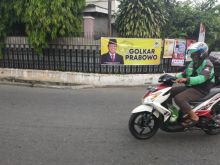 Spanduk Golkar dukung Prabowo