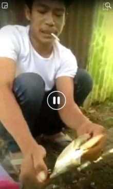 Usai hancurkan motor,  pemuda yang kena tilang di Tangsel juga bakar STNK motornya