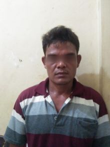 Pelaku pencabulan yang diamankan Polisi/ardi