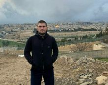 Khabib Nurmagomedov berkunjung ke Gaza, Palestina (foto/instagram) 