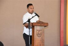 Camat Bengkalis saat menghadiri Musrenbang/hari