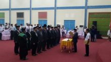 Bupati HM Harris melantik 9 pejabat eselon II di Linkungan  Pemkab Pelalawan/ardi