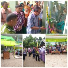  Drs. H. Mursini, M.Si meresmikan pemakaian Gedung SDN 018 Desa Koto Teluk Kuantan /zar