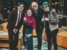 Andre Taulany bersama yutubers Atta, Ricis, dan Deddy Corbuzier (foto/instagram) 