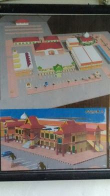 Maket pembangunan Pasar Lubuk Jami yang dusulkan melalui DAK tahun 2020/zar