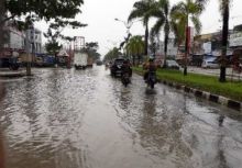 Drainase yang kurang memadai di kota Pangkalan Kerinci/int