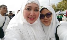 Titiek Soeharto saat ikut hadir dalam kegiatan Reuni 212 beberapa waktu lalu. Foto: int