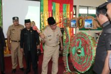 Bupati Mursini didampingi Waka I DPRD Sardiyono, A.Md dan anggota DPRD, Camat Kuantan Mudik Jevrian Apriadi, saat membuka Musrenbang/zar