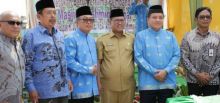 Wawako Dumai menghadiri menghadiri acara Peletakan Batu Pertama Masjid Muslimin/ist