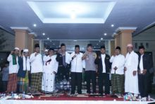 Istighosah dan Tabliqh Akbar di halaman Mapolres Siak di Kecamatan Dayun/lin