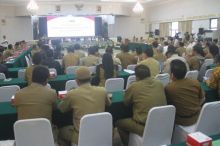 Alfedri, menghadiri rapat koordinasi dan evaluasi program pemberantasan korupsi terintegritas /lin