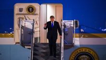  Donald Trump tiba di Hanoi