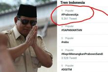 Tagar Prabowo Aja jadi trending topik (foto/int) 