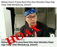 Ridwan Kamil jadi korban hoax (foto/instagram) 