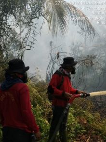 Upaya pemadaman karhutla di Bengkalis/hari