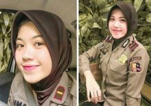 Polwan cantik Ipda Rima (foto/instagram) 